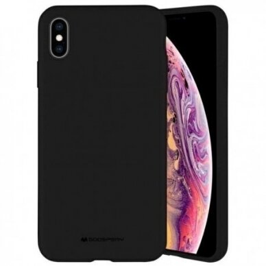 Dėklas Mercury LSR Soft Apple iPhone X/XS juodas