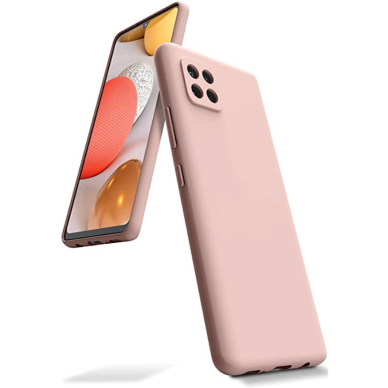Dėklas Mercury Silicone Case Samsung A226 A22 5G rožinio smėlio Dėklas Mercury Silicone Case Samsung A226 A22 5G rožinio smėlio