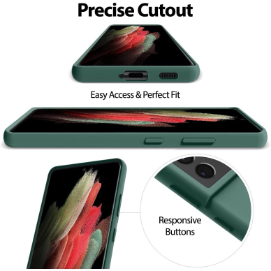 Dėklas Mercury LSR Soft Samsung A536 A53 5G tamsiai žalias 1
