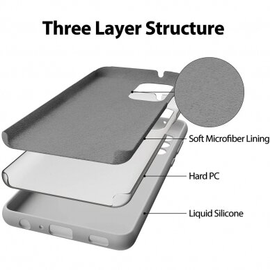 Dėklas Mercury LSR Soft Samsung A726 A72 5G akmens spalvos  2