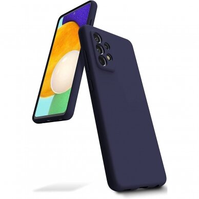 Dėklas Mercury LSR Soft Samsung A73 5G tamsiai mėlynas