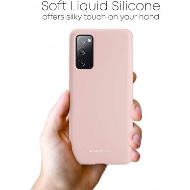 Dėklas Mercury Silicone Case Samsung G780 S20 FE rožinio smėlio  3