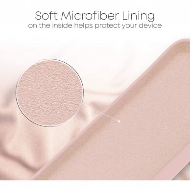 Dėklas Mercury Silicone Case Samsung G990 S21 rožinio smėlio  1