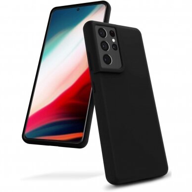 Dėklas Mercury LSR Soft Samsung S21 Ultra juodas Dėklas Mercury LSR Soft Samsung S21 Ultra juodas