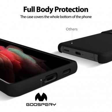 Dėklas Mercury LSR Soft Samsung S21 Ultra juodas 1 Dėklas Mercury LSR Soft Samsung S21 Ultra juodas 1