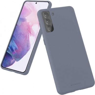 Dėklas Mercury LSR Soft Samsung S22 levandos pilka