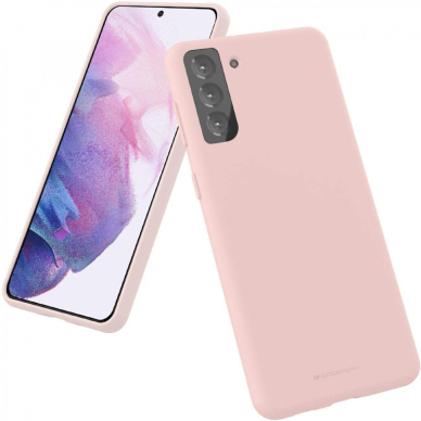 Dėklas Mercury LSR Soft Samsung S22 rožinio smėlio