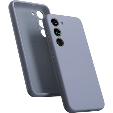 Dėklas Mercury LSR Soft Samsung S911 S23 5G levandos pilka