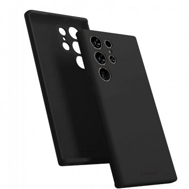 Dėklas Mercury LSR Soft Samsung S918 S23 Ultra 5G juodas Dėklas Mercury LSR Soft Samsung S918 S23 Ultra 5G juodas