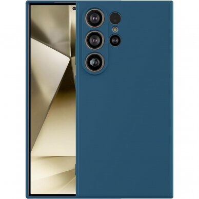 Dėklas Mercury LSR Soft Samsung S928 S24 Ultra tamsiai mėlynas