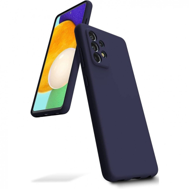 Dėklas Mercury Silikoninis Dėklas Samsung A165 A16 4G/A166 A16 5G Tamsiai mėlynas