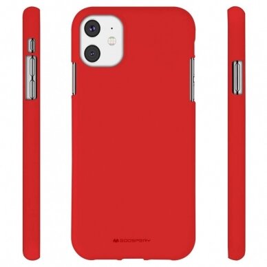 Dėklas Mercury Soft Jelly Case Apple Iphone 11 Raudonas  1