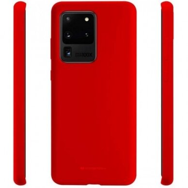 Dėklas Mercury Soft Jelly Case Samsung G988 S20 Ultra Raudonas 1
