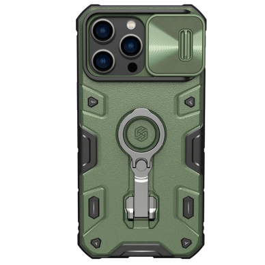 Dėklas Nillkin CamShield Armor Pro Apple iPhone 14 žalias Dėklas Nillkin CamShield Armor Pro Apple iPhone 14 žalias