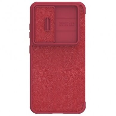 Dėklas Nillkin Qin Pro Leather Samsung S906 S22 Plus 5G raudonas 1