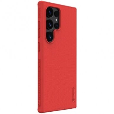 Dėklas Nillkin Super Frosted Shield Pro Samsung S928 S24 Ultra raudonas 1