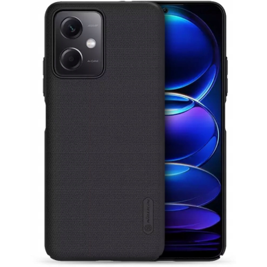Dėklas Nillkin Super Frosted Shield Xiaomi Redmi Note 12 5G/Poco X5 5G juodas Dėklas Nillkin Super Frosted Shield Xiaomi Redmi Note 12 5G/Poco X5 5G juodas