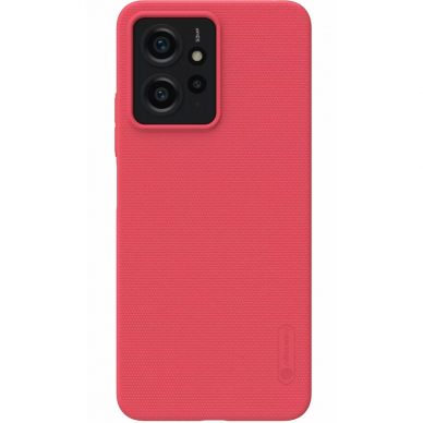 Dėklas Nillkin Super Frosted Shield Xiaomi Redmi Note 12/Note 12 4G raudonas Dėklas Nillkin Super Frosted Shield Xiaomi Redmi Note 12/Note 12 4G raudonas