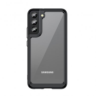 Dėklas Outer Space Samsung Galaxy S22 + (S22 Plus) juodas 1