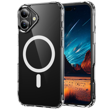 Dėklas Perfectionists Clear Mag Case Apple iPhone 16 Plus skaidrus Dėklas Perfectionists Clear Mag Case Apple iPhone 16 Plus skaidrus