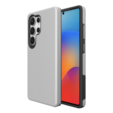 Dėklas Perfectionists Triangle Case Samsung S908 S22 Ultra 5G sidabrinis Dėklas Perfectionists Triangle Case Samsung S908 S22 Ultra 5G sidabrinis