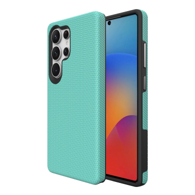 Dėklas Perfectionists Triangle Case Samsung S928 S24 Ultra žalias