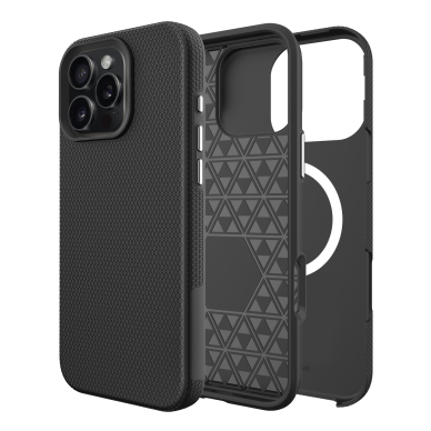 Dėklas Perfectionists Triangle Mag Case Apple iPhone 13 Pro juodas