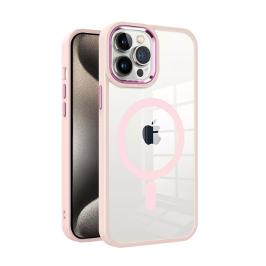 Dėklas Premium Mag Cover Apple iPhone 14 Pro Max rožinis