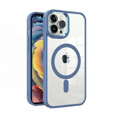 Dėklas Premium Mag Cover Apple iPhone 15 Pro mėlynas