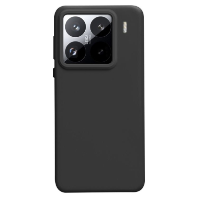Dėklas Rubber TPU Xiaomi 15 juodas