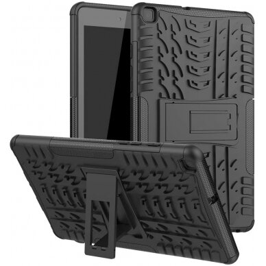 Dėklas Shock-Absorption Samsung T970/T976 Tab S7+ juodas  UGLX912