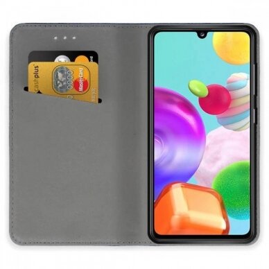 Dėklas Smart Magnet Samsung A41 Juodas 2 Dėklas Smart Magnet Samsung A41 Juodas 2