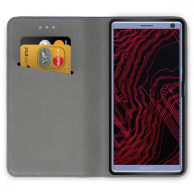 Akcija! Dėklas Smart Magnet Sony Xperia 10 Plus/Xa3 Ultra Juodas 2 Akcija! Dėklas Smart Magnet Sony Xperia 10 Plus/Xa3 Ultra Juodas 2