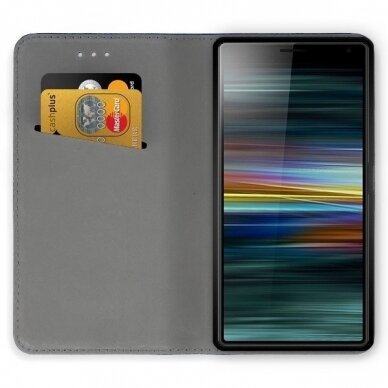 Dėklas Smart Magnet Xiaomi Redmi Note 9S/Note 9 Pro juodas  1