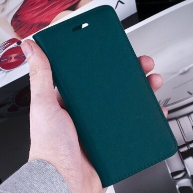 Dėklas Smart Magnetic Xiaomi Redmi 10C tamsiai žalias  3
