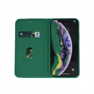 Dėklas Smart Senso Samsung A135 A13 4G tamsiai žalias 1