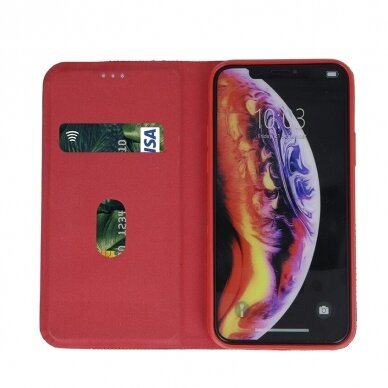 Dėklas Smart Senso Samsung Galaxy A13 5G/A04s raudonas 2