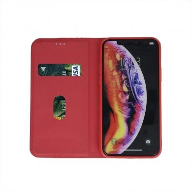 Dėklas Book Sensitve Samsung A155 A15 4G raudonas 1