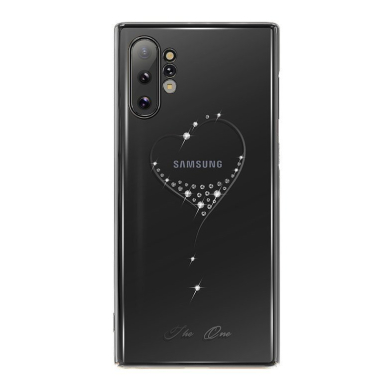 Akcija! *** pažeista pakuotė *** Dėklas Su Tikrais Swarovski Kristalais "Kingxbar Wish Series" Samsung Galaxy Note 10 Juodas Akcija! *** pažeista pakuotė *** Dėklas Su Tikrais Swarovski Kristalais "Kingxbar Wish Series" Samsung Galaxy Note 10 Juodas