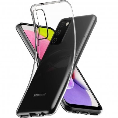 Dėklas Ultra Clear 0.5mm Gel Samsung Galaxy A03s skaidrus Dėklas Ultra Clear 0.5mm Gel Samsung Galaxy A03s skaidrus