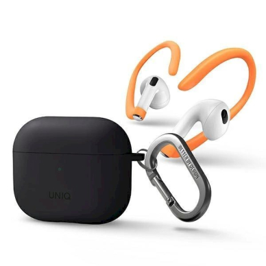 Dėklas Uniq etui Nexo AirPods 3 gen + Ear Hooks Silicone Pilkas Dėklas Uniq etui Nexo AirPods 3 gen + Ear Hooks Silicone Pilkas