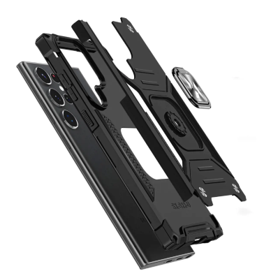 Dėklas Wozinsky Ring Armor Samsung Galaxy S22 Ultra Juodas 1 Dėklas Wozinsky Ring Armor Samsung Galaxy S22 Ultra Juodas 1