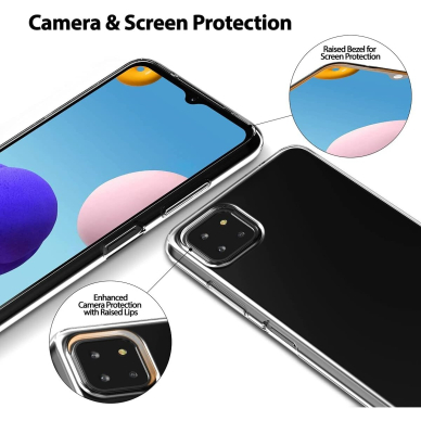 Dėklas X-Level Antislip/O2 Samsung A226 A22 5G skaidrus 2 Dėklas X-Level Antislip/O2 Samsung A226 A22 5G skaidrus 2