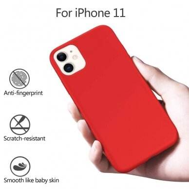 Dėklas X-Level Dynamic Apple Iphone 11 Raudonas 3
