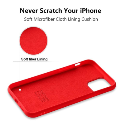 Dėklas Soft silicone by X-level Apple Iphone 11 Raudonas 4