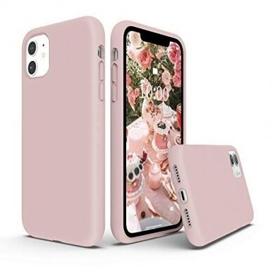 Dėklas X-Level Dynamic Apple iPhone 11 šviesiai rožinis  2