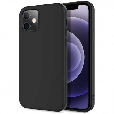 Dėklas Soft silicone by X-level iPhone 12/12 Pro juodas