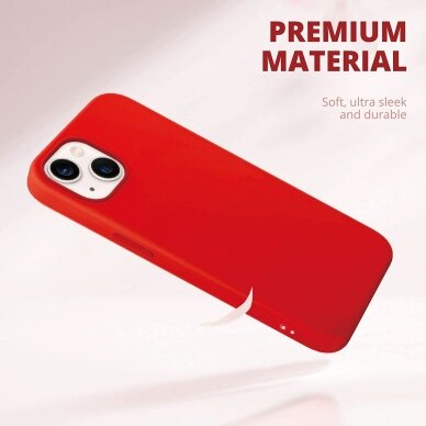 Dėklas Soft silicone by X-level Apple iPhone 13 raudonas  1