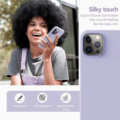 Dėklas Soft silicone by X-level Apple iPhone 13 violetinis 3