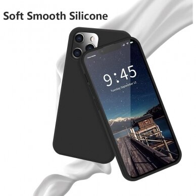Dėklas Soft silicone by X-level Apple iPhone 14 Pro Max juodas 1